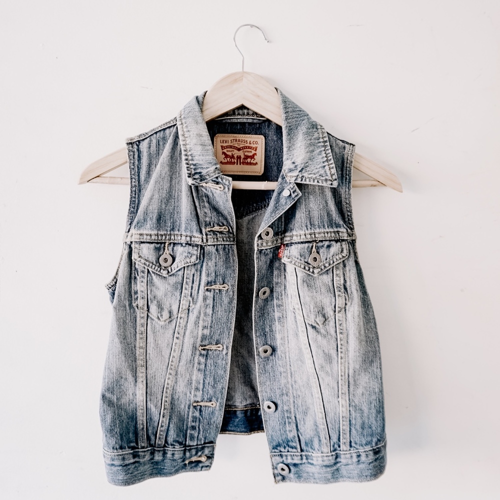 Levi Jean Jacket Vest